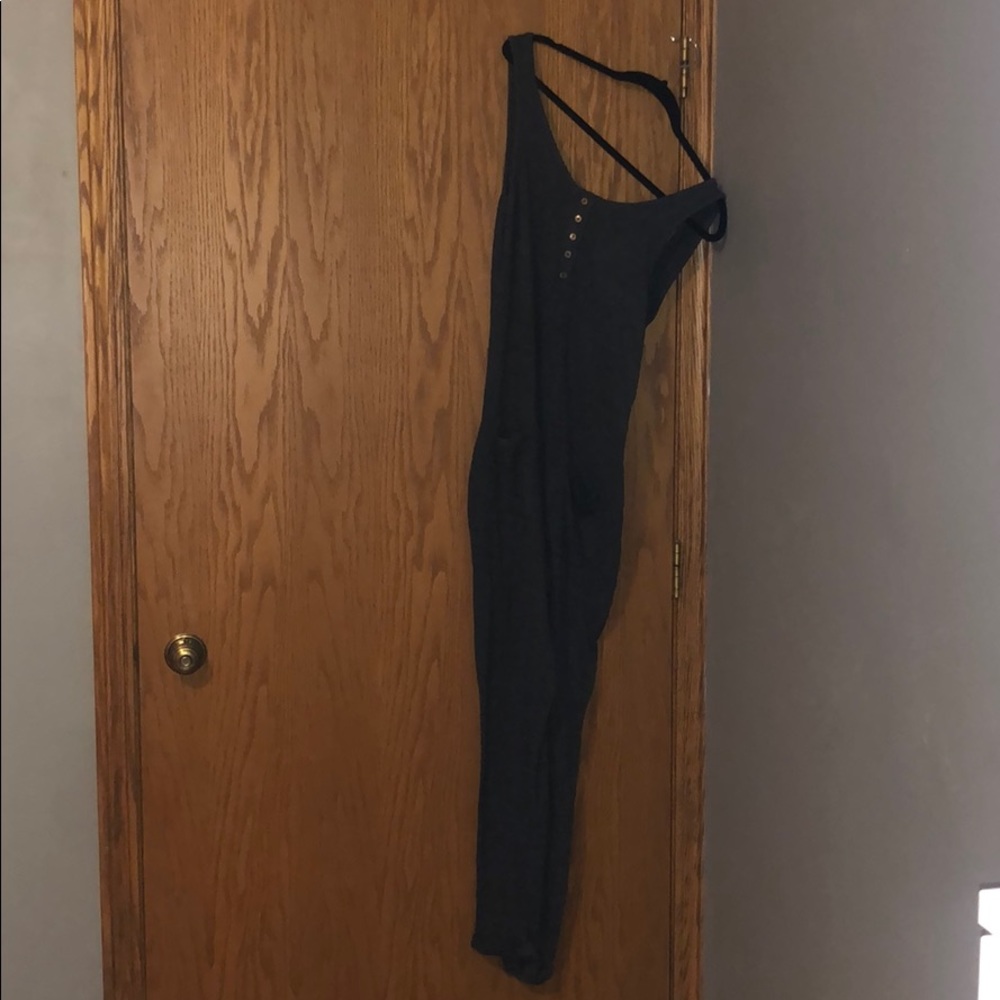 Gray jumpsuit